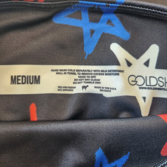 GOLDSHEEP PATRIOTIC LEGGINS - Picture 3 of 7